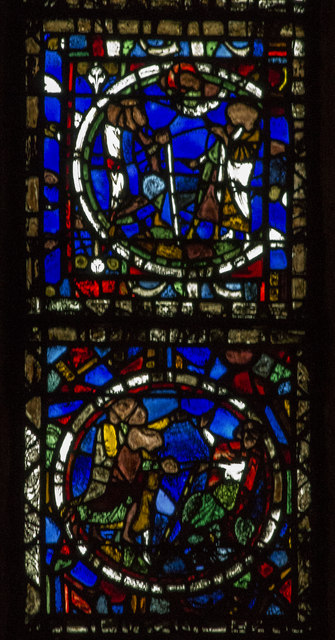 Detail of Stained Glass, Lincoln Cathedral