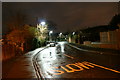 Station Road at night