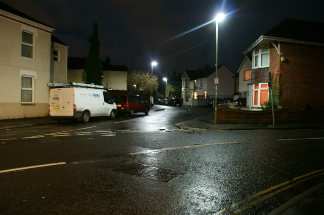 Hartington Road at night