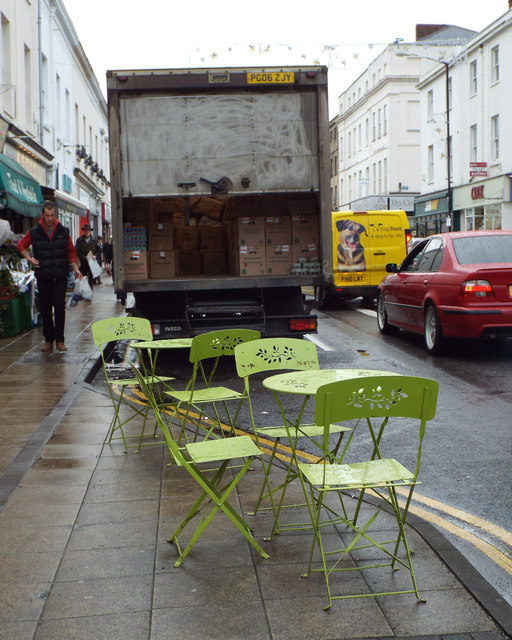 Pavement Chairs And Tables Warwick C Robin Stott Geograph