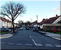 Western end of Keyston Road, Fairwater, Cardiff