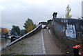 Raised path, Grand Union Canal - Paddington Branch