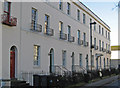 Gloucester - houses on south side of Brunswick Square