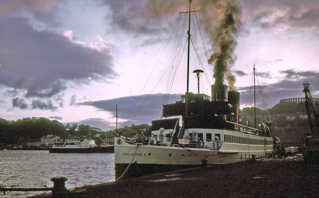 Macbraynes steamship 'King George V' at Oban