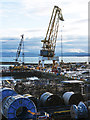 Cranes at Burntisland Docks