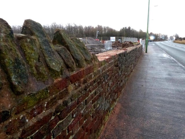 Brickwall Lane wall