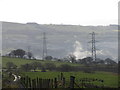 Pylons near Abertridwr