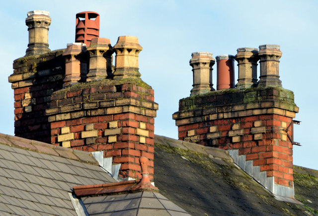 Chimneys and chimney pots, Balmoral,... © Albert Bridge :: Geograph Ireland