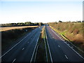 The M50, north of Pendock, looking west