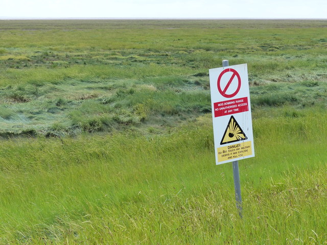 The salt marsh at Wainfleet Sand © Mat Fascione :: Geograph Britain and ...