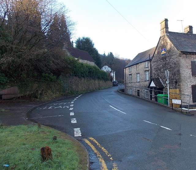 Eastern end of Forge Road, Tintern