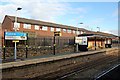 Platform furniture Rainhill railway station