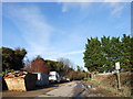 Lane outside Temple Boatyard, Strood