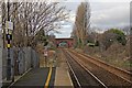 End of platform, Whiston railway station