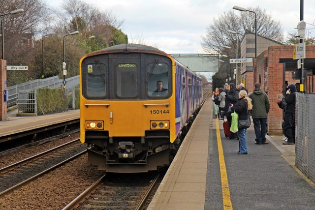 Northern Rail Class 150, 150144, Whiston railway station