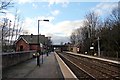 Liverpool-bound platform, Hough Green railway station