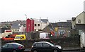 The rear of Bridge Street viewed from Downshire Place