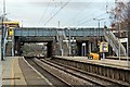 Footbridge, West Allerton railway station