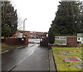 Entrance to Oakridge Direct factory in Rhymney