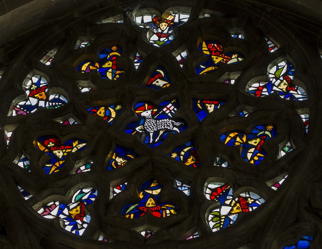 Detail, St Anselm Window, Canterbury Cathedral