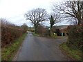 Road passing Aveglaid Farm