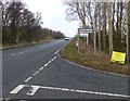 Road junction at Moor Edge