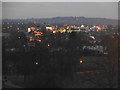 Dusk over Mill Hill from Sunnyhill Park