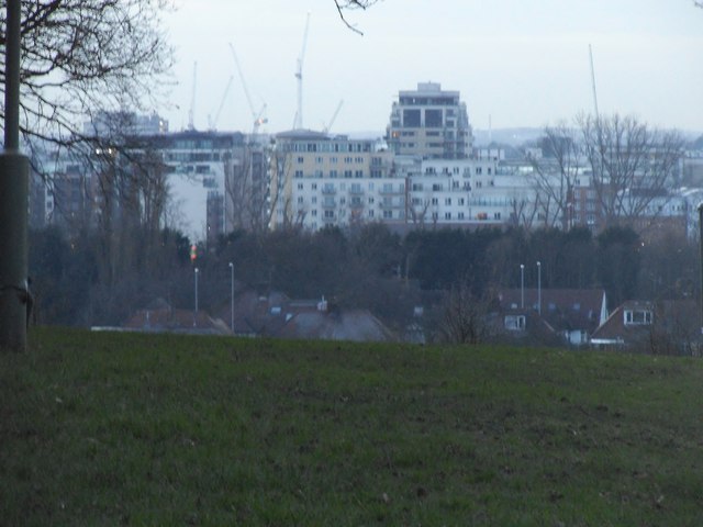 New flats in Colindale from Sunnyhill Park