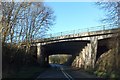 SO8233 : M50 bridge over A438 (close-up) by David Smith