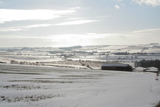 Cawkwell Hill in the cold February of 2009