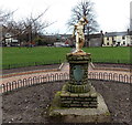 Statue of Samson in Tredegar Grounds park, Risca