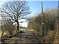 Footpath junction west of Boothstown