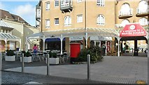 TQ3303 : Shops and restaurant, Brighton Marina by nick macneill