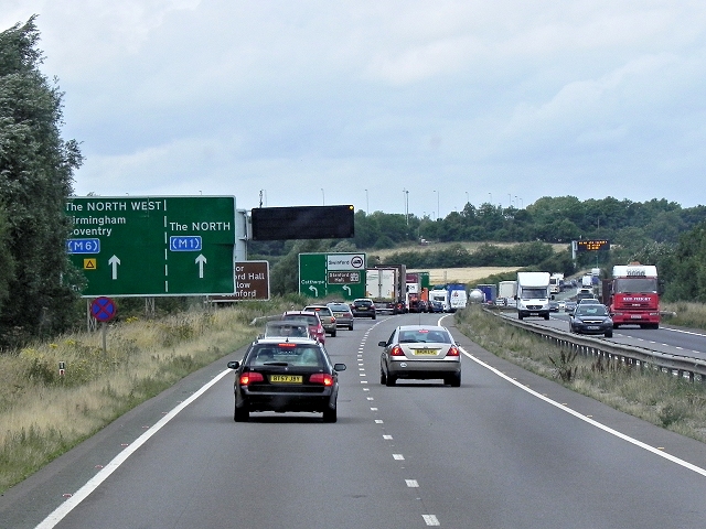 Westbound A14 © David Dixon cc-by-sa/2.0 :: Geograph Britain and Ireland