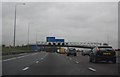 M25, clockwise