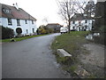 Houses and pond on Totteridge Green