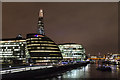 TQ3380 : City Hall and The Shard from Tower Bridge, London SE1 by Christine Matthews