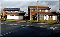 Wood Crescent houses facing Wood Close, Rogerstone, Newport