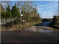 Footpath going east from Hook Lane