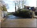 Field entrance on Hook Lane