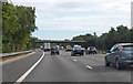 SU9865 : M3 bridge at Longcross by Julian P Guffogg