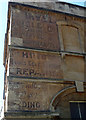 Ghost sign, New King Street, Bath