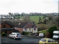 West across the end of Gilbert Avenue, Teignmouth