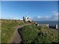 SW5241 : The Coastwatch lookout building on St Ives Head by David Smith