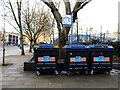 Recycling point on Jamaica Road