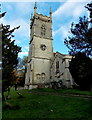 15th century church tower, Upton St Leonards