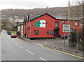 Miskin boundary sign viewed from Mountain Ash