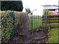 Kissing gate alongside High Cross Road, Newport