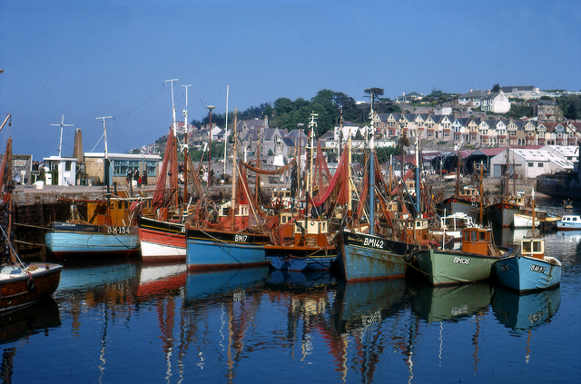 Brixham Harbour ca 1960