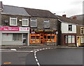 ST0598 : The Beehive Hair Studio and Flames Kebab House in Miskin by Jaggery